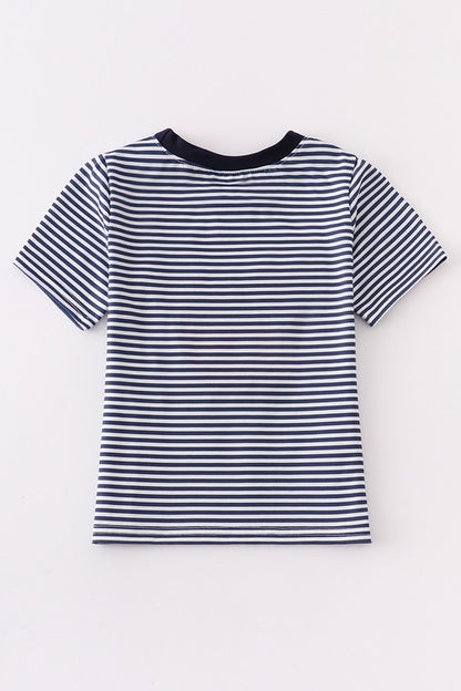 Boys Stripe Mouse Character Top