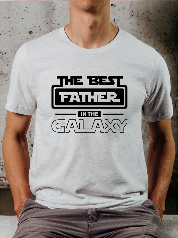 Best Father in the Galaxy Graphic Men's Tee