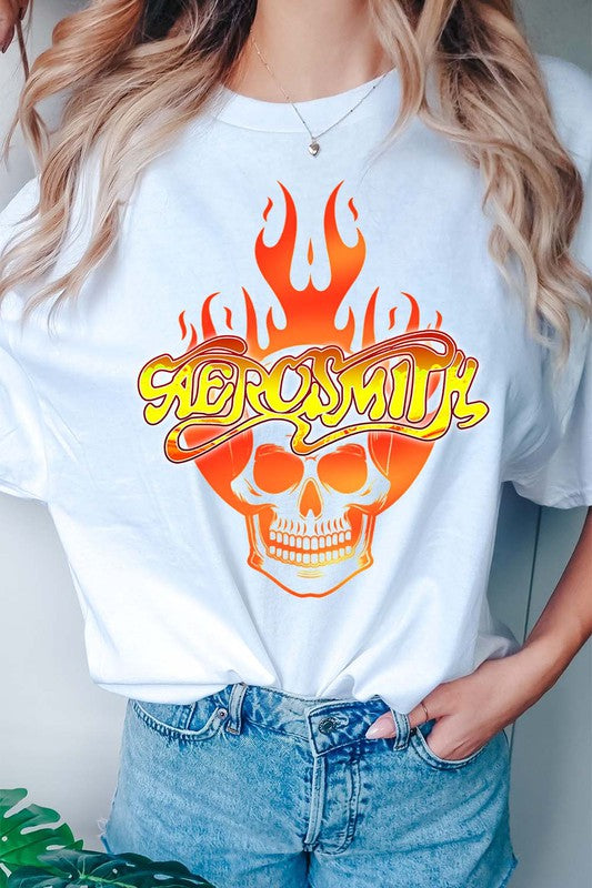 Fire Skull Graphic Tee