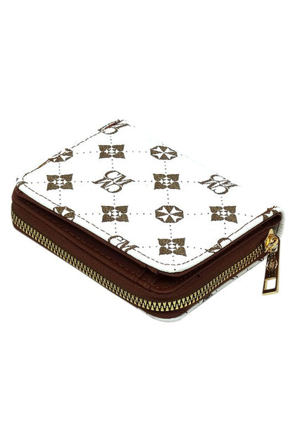 CM Monogram Accordion Bi-fold Wallet