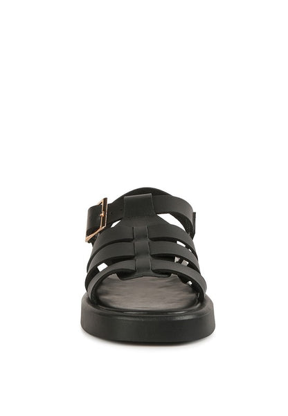 Dacosta Genuine Leather Gladiator Platform Sandals