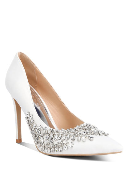 Ashlyn Rhinestones Embellished Stiletto Pumps