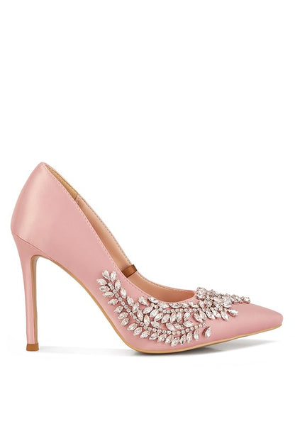 Ashlyn Rhinestones Embellished Stiletto Pumps