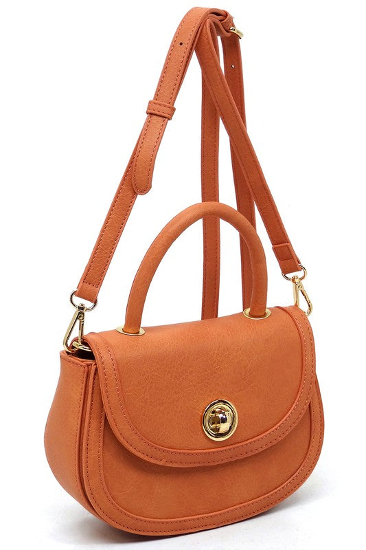 Fashion Flap Saddle Satchel