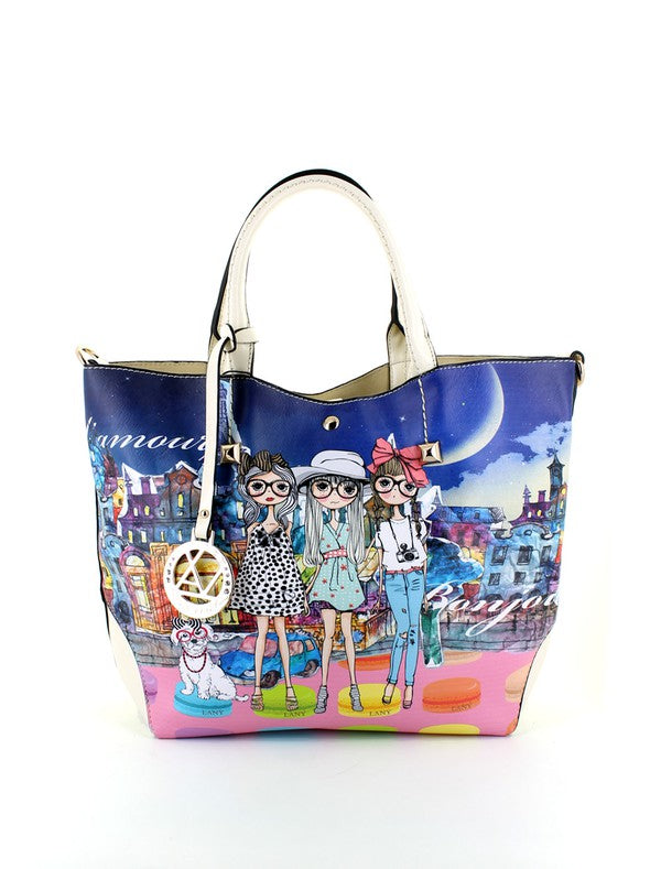 LANY French Girls In The City Mini Tote Bag