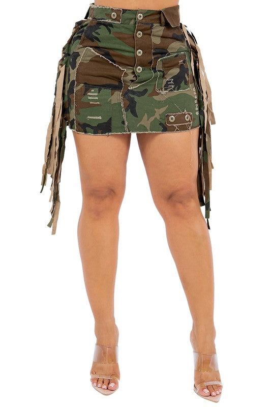 Camo Cargo Shorts