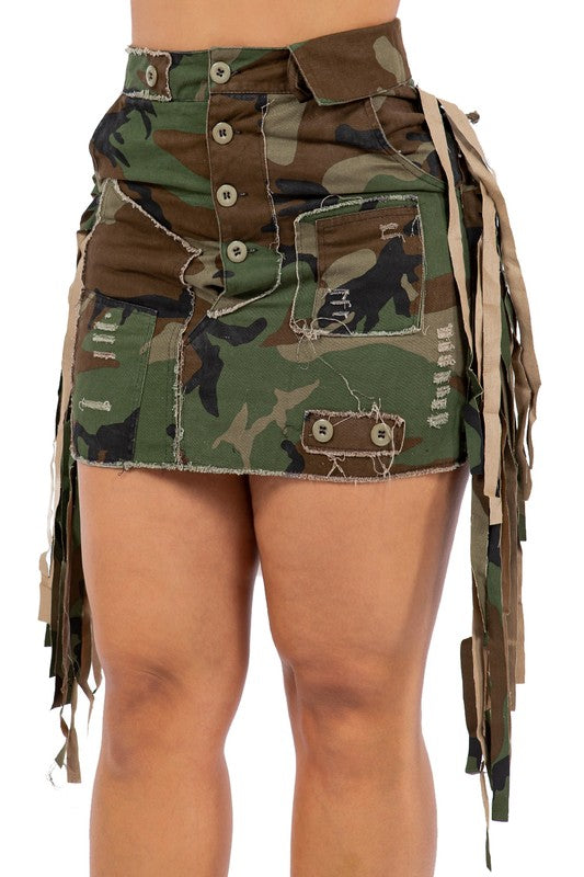 Camo Cargo Shorts