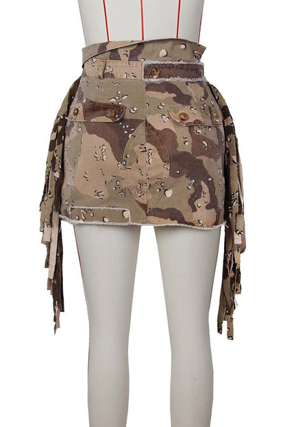 Camo Cargo Shorts