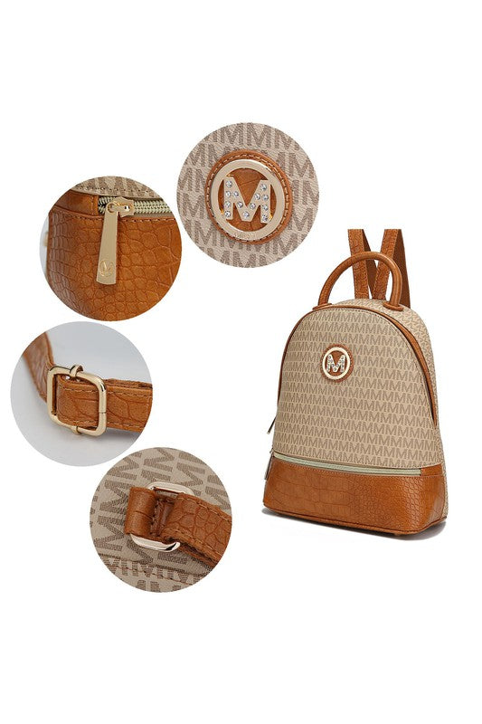 MKF Collection Denice Signature Backpack by Mia K