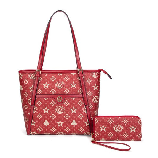 LANY Monogrammed Classic Tote & Wallet Set