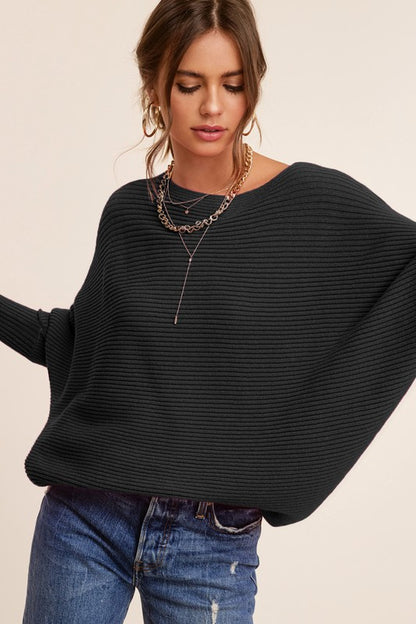 Mae Ribbed Knit Sweater