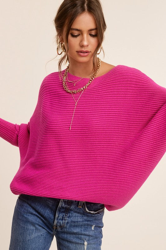 Mae Ribbed Knit Sweater