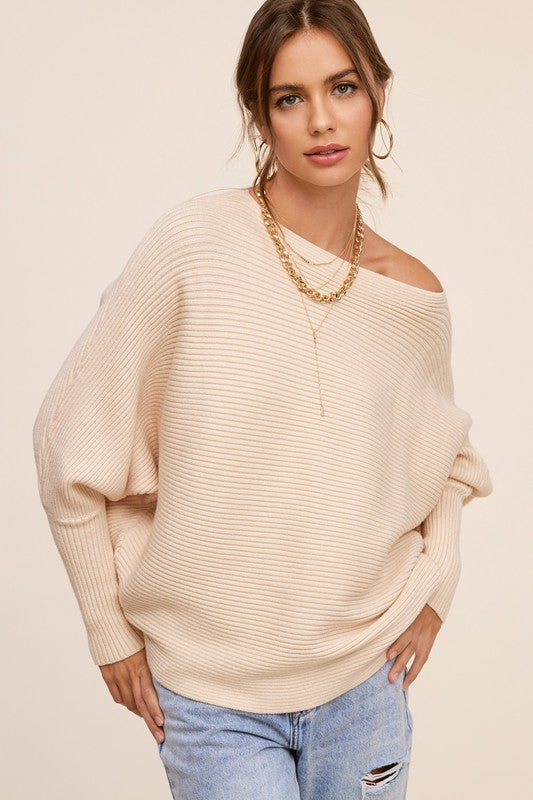 Mae Ribbed Knit Sweater