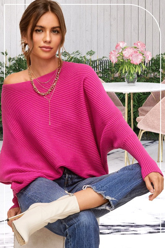 Mae Ribbed Knit Sweater