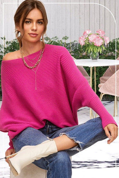 Mae Ribbed Knit Sweater