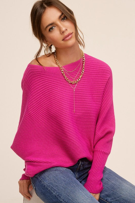 Mae Ribbed Knit Sweater