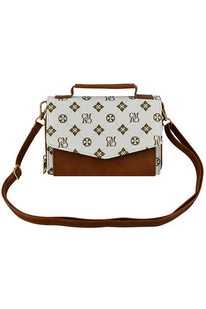 CM Monogram Envelope Flap Crossbody Bag