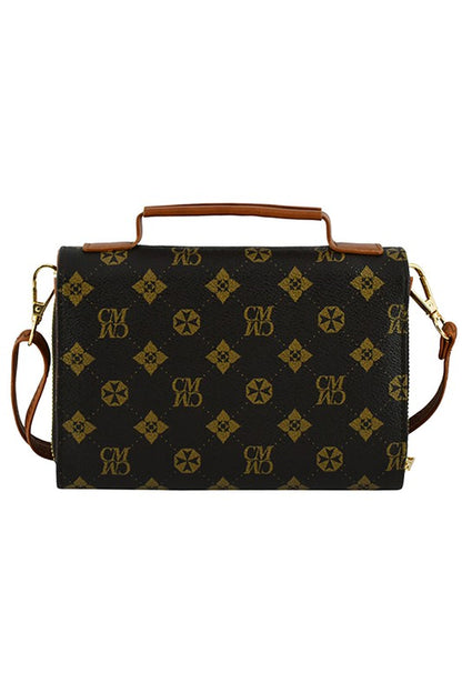 CM Monogram Envelope Flap Crossbody Bag