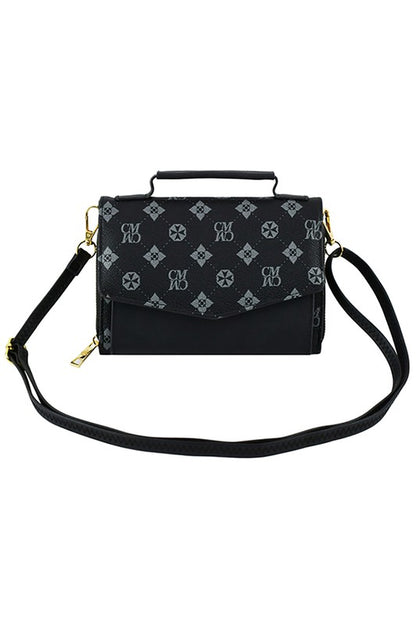 CM Monogram Envelope Flap Crossbody Bag