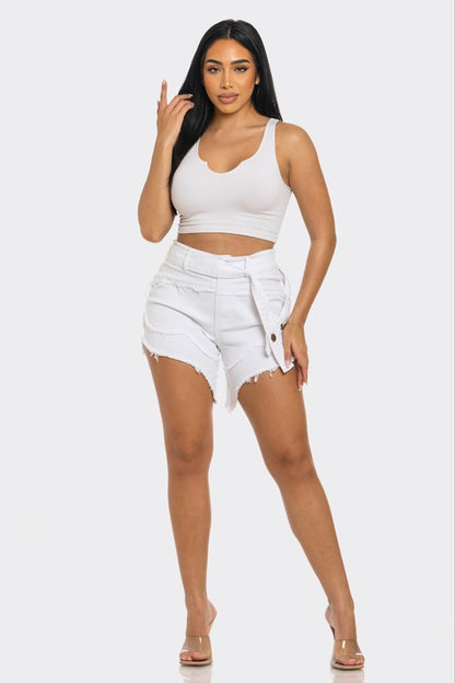 Athina casual summer strap shorts