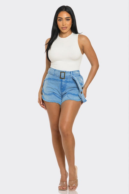 Athina casual summer strap shorts