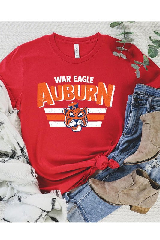 Unisex Auburn Short Sleeve Tee