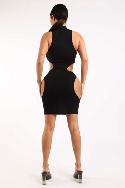 Cut Out Bodycon Mini Dress