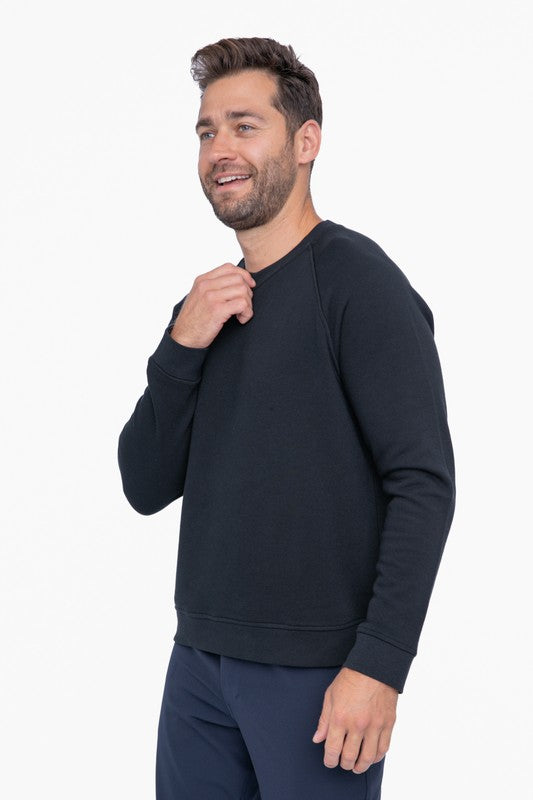 Cotton Blend Classic Men's Crewneck