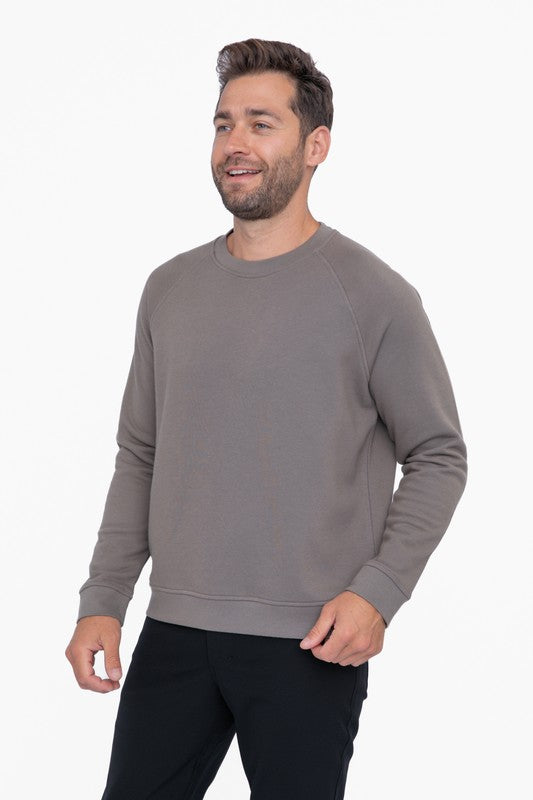 Cotton Blend Classic Men's Crewneck