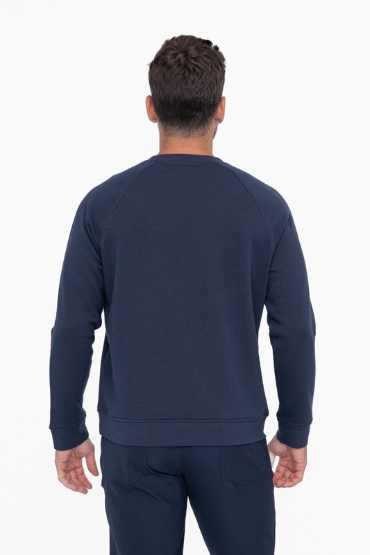 Cotton Blend Classic Men's Crewneck