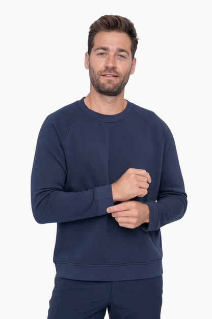 Cotton Blend Classic Men's Crewneck