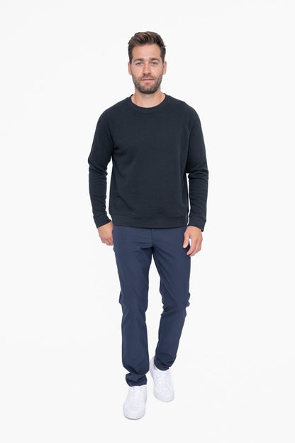 Cotton Blend Classic Men's Crewneck