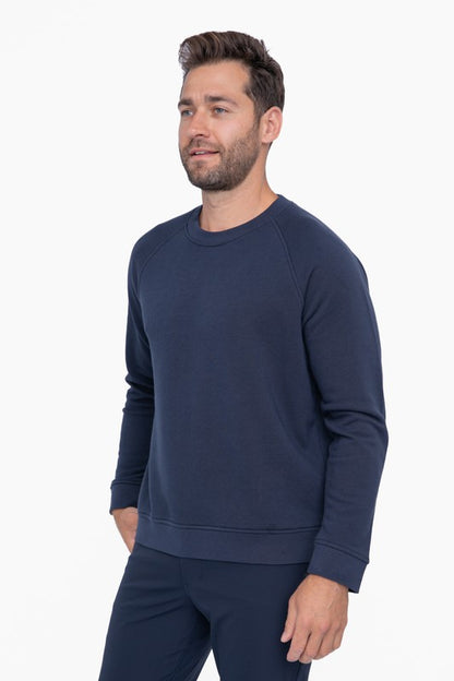 Cotton Blend Classic Men's Crewneck