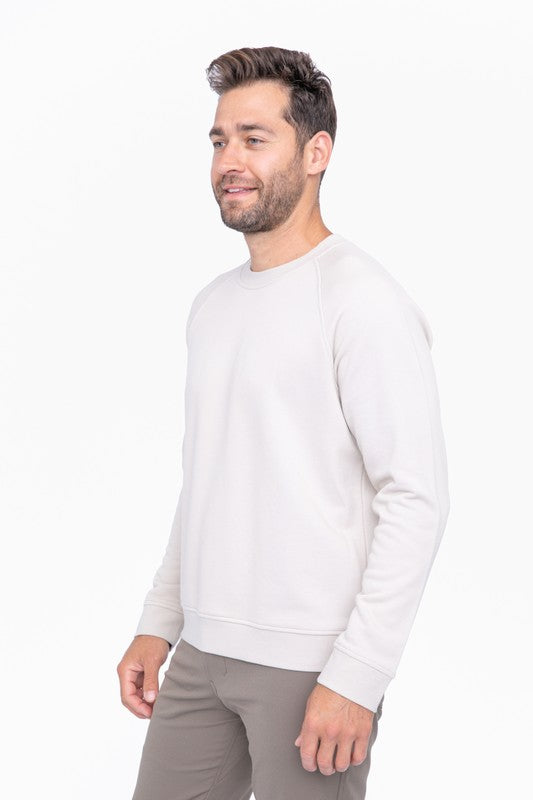 Cotton Blend Classic Men's Crewneck