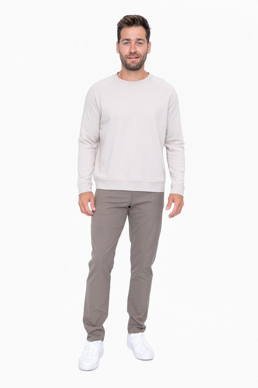 Cotton Blend Classic Men's Crewneck