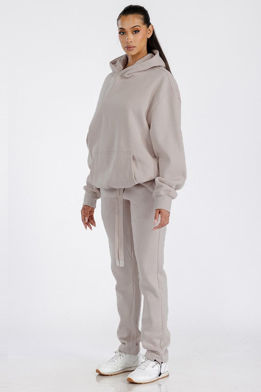 Unisex Premium Cotton Blend Hoodie & Toggle Pant Set