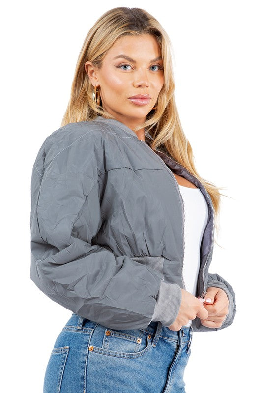 Reflective Puffer Jacket