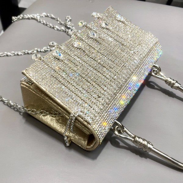 Evening bag rhinestones purse