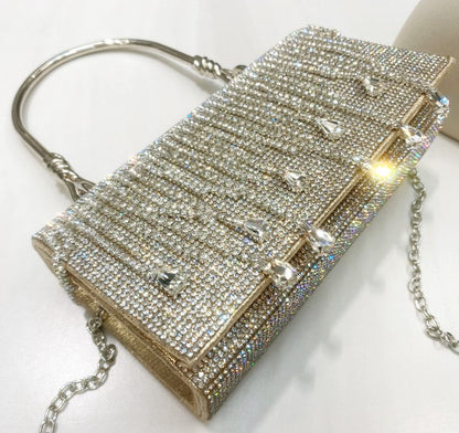 Evening bag rhinestones purse