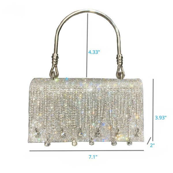 Evening bag rhinestones purse