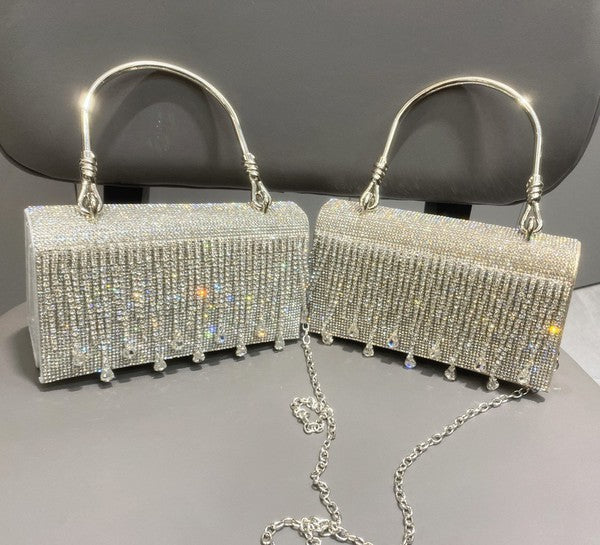 Evening bag rhinestones purse