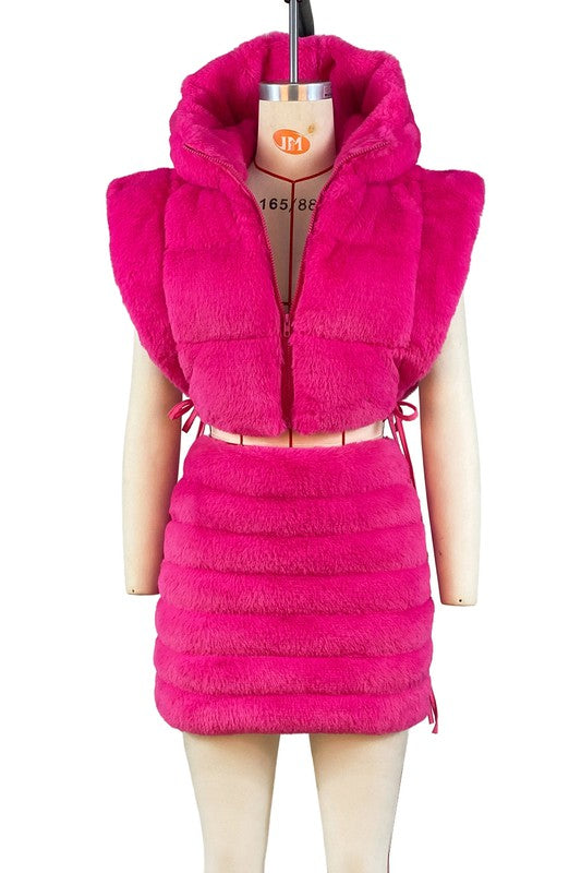 Faux Fur Teddy Vest