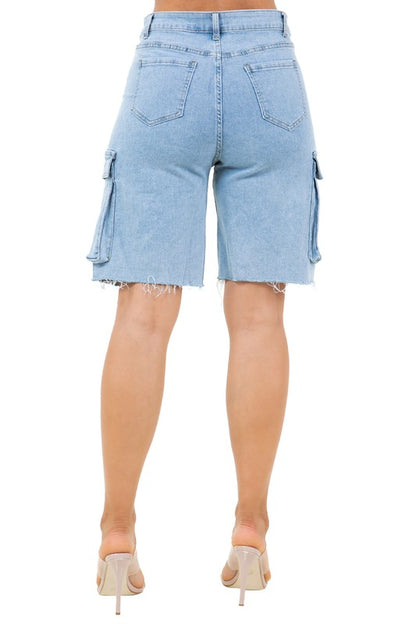 WOMEN FASHION DENIM SHORT