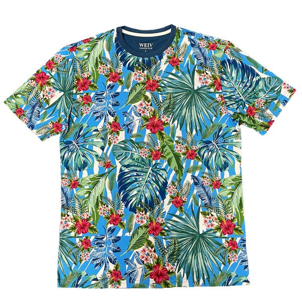 Men's Allover Print Short Sleeve T-shirt