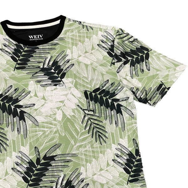 Allover Print Short Sleeve Men's T-Shirt