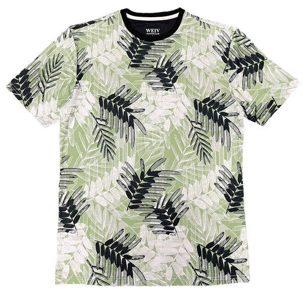 Allover Print Short Sleeve Men's T-Shirt