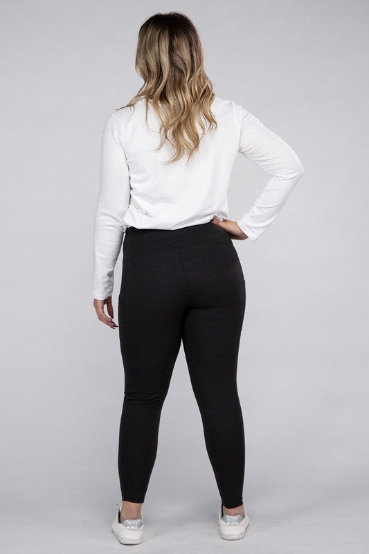 Plus+ Brushed Microfiber Leggings