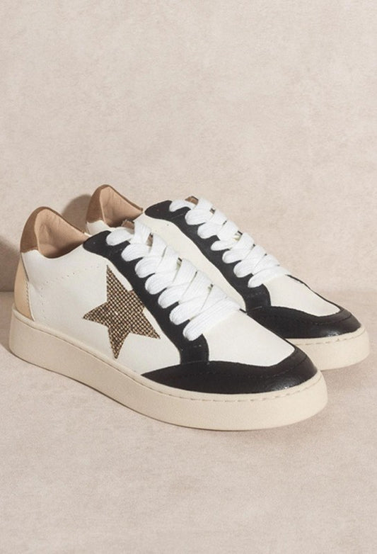 Gold Star Sneakers Let's See Style