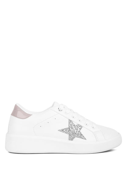 Starry Glitter Star Detail Sneakers