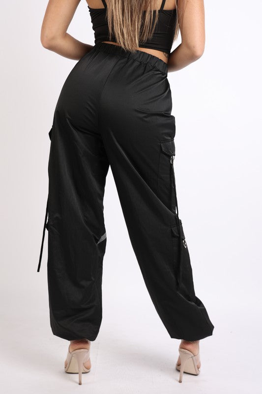 Windbreaker Pants With Reflective Detail